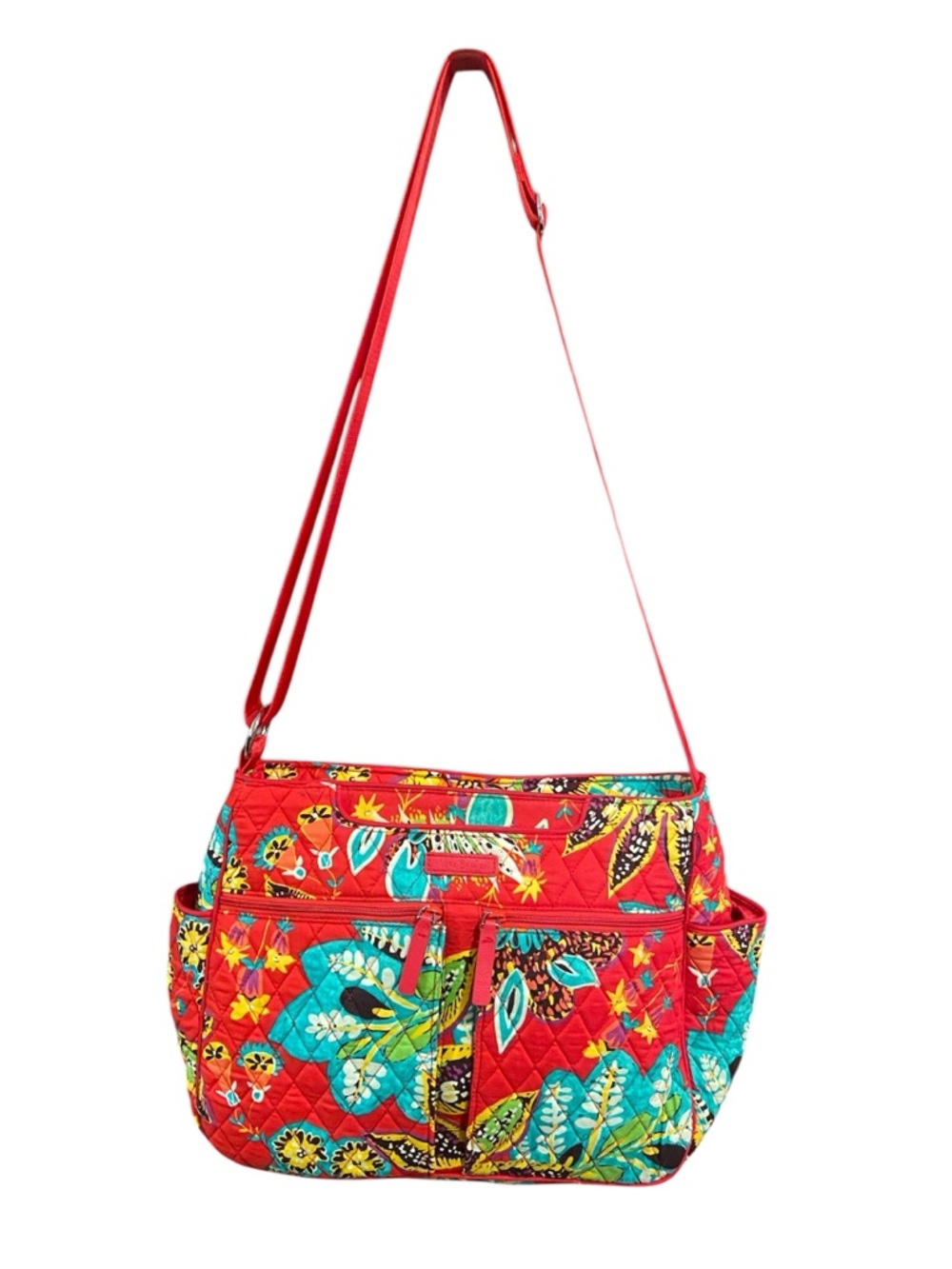 Vera Bradley Plenty of Pockets Crossbody Rhumba Print NWT